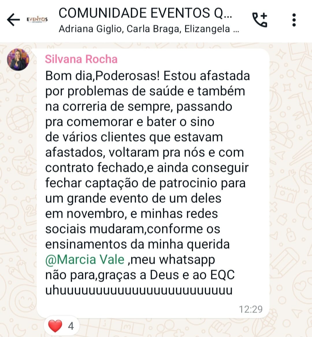Depoimento Silvana Rocha