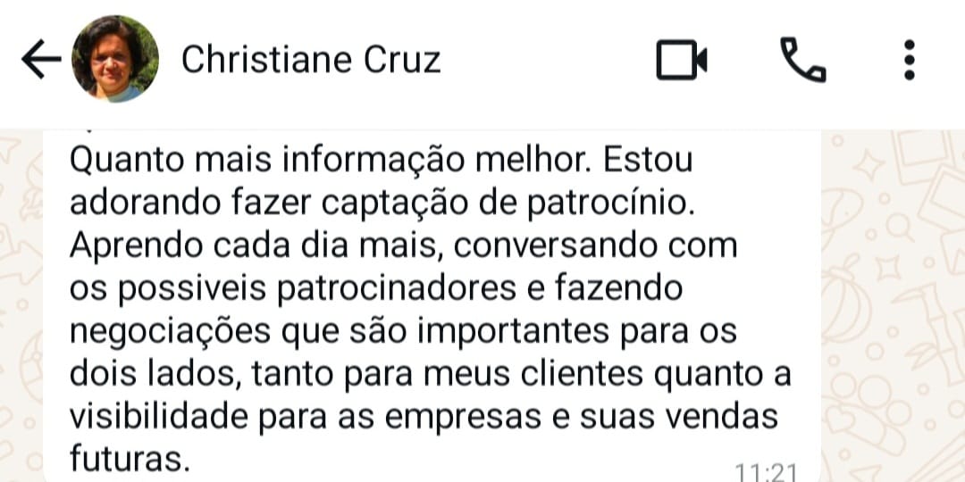 Depoimento Christiane Cruz